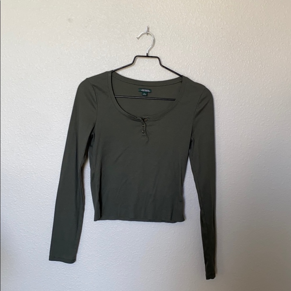 Olive green crop